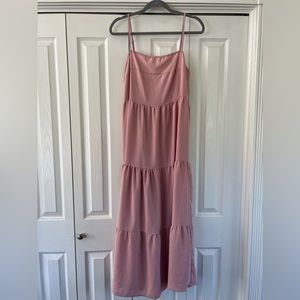 Mauve/dusty pink maxi dress - never worn